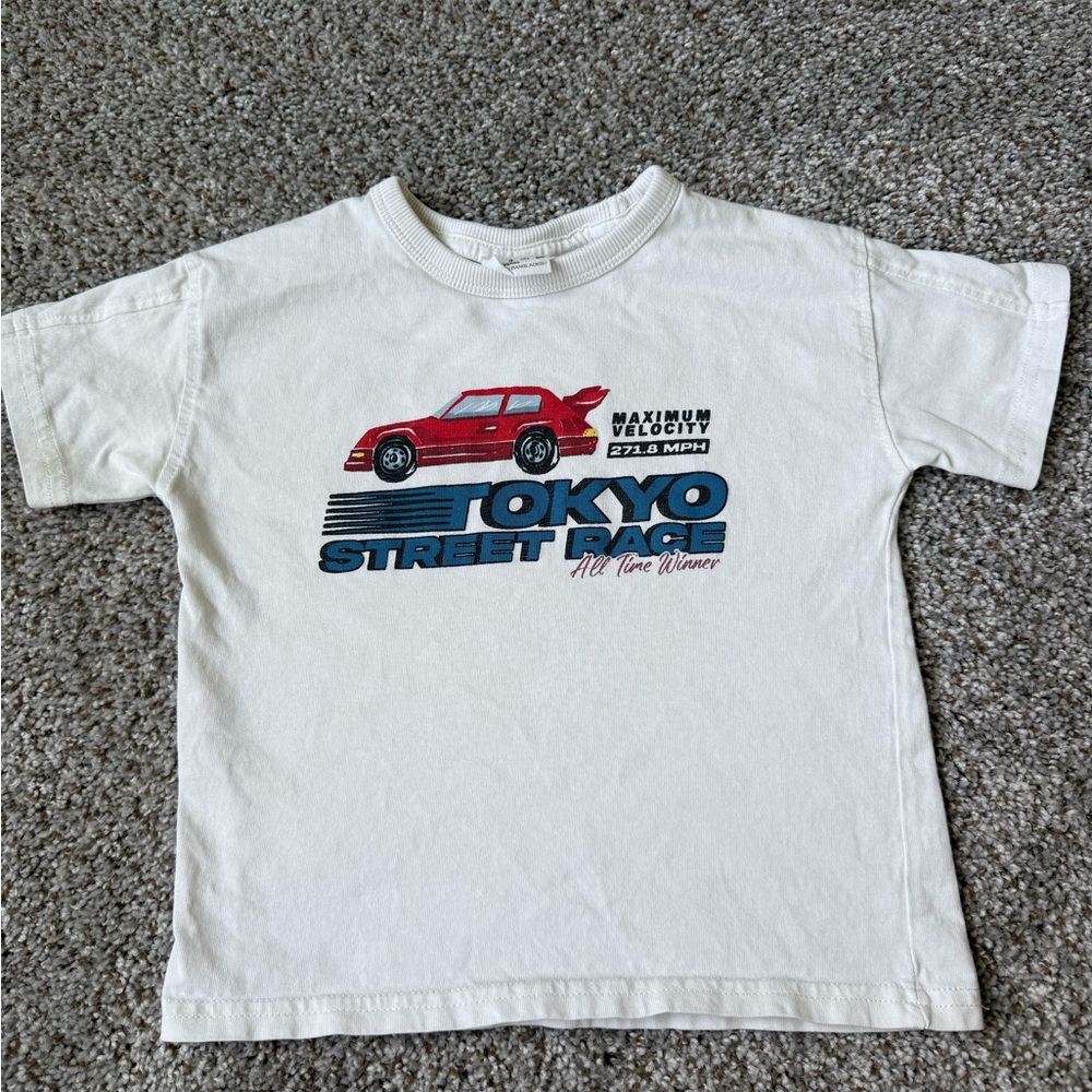 Zara Tokyo Street Race Graphic Tee